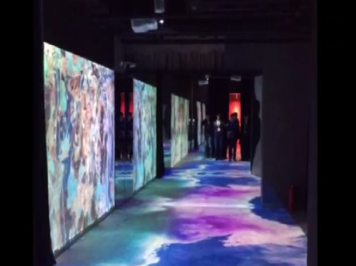  Immersive projection Colorful ocean - Immersive space projection - Immersive scene projection - Curious digital technology