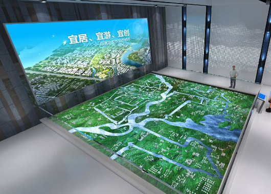  Application scenarios of digital sand table in tourist attractions