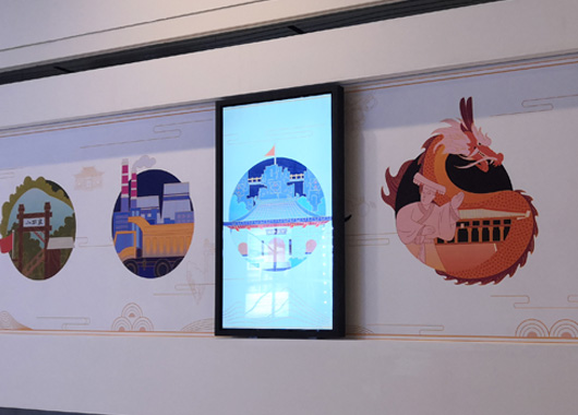  Application scenarios of interactive slide screen in exhibition halls of science and technology, enterprises, science popularization, party building, clean government, museums, etc