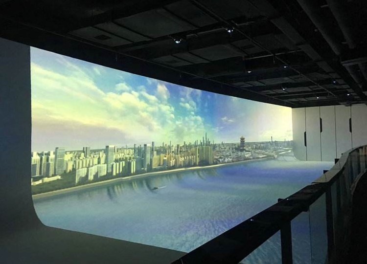  How to make L-shaped folding screen projection - Suzhou Qiuqi Digital Technology Co., Ltd