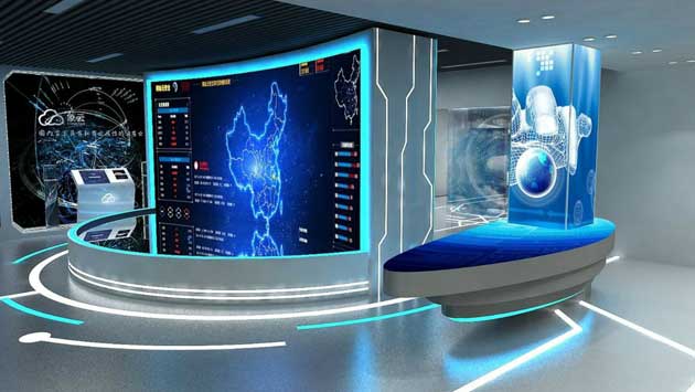  Modern digital exhibition hall