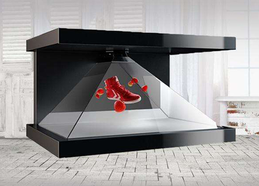  Application scenario of holographic cabinet in product launch