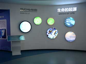  Green Medical Life Technology Experience Hall Digital Multimedia Dual screen Interactive Experience