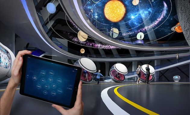  Multimedia central control system in exhibition hall - curious digital technology
