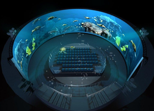  The application of arc screen projection in the teaching field - curious digital technology