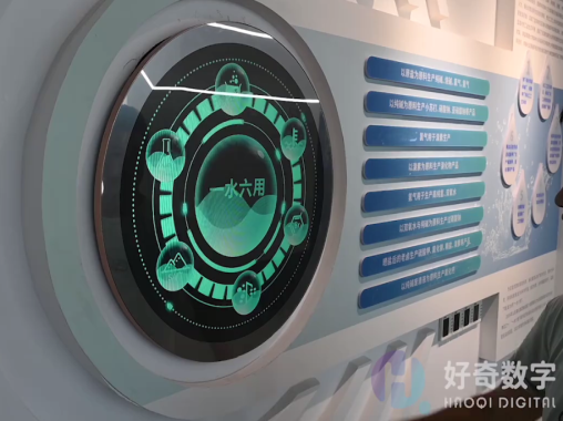  Oled round screen mirror touch interaction - curious digital technology