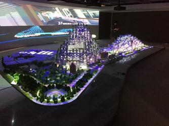  Shanghai Tian'an Qianshu 3D Mapping Digital Sand Table Projection Interactive Deduction