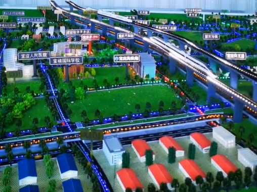  Traffic model digital sand table