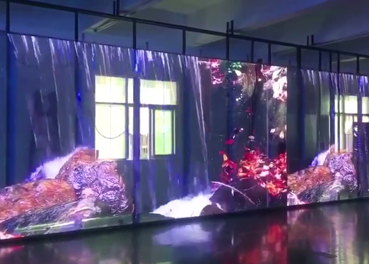  Application scenario of electrified glass in restaurants and hotels