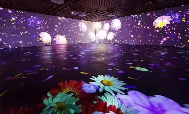  Ground interactive projection - curious digital technology