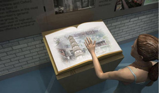 Virtual book flipping - interactive book flipping - projection book flipping - electronic book flipping - Suzhou Curious Digital Technology.jpg