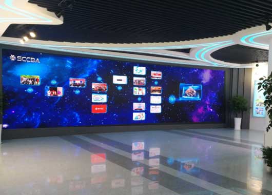  Application scenario of LED display in exhibition hall