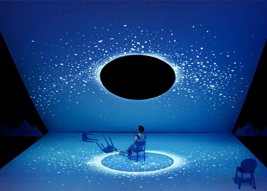  Application of Folding Screen Projection in Teaching