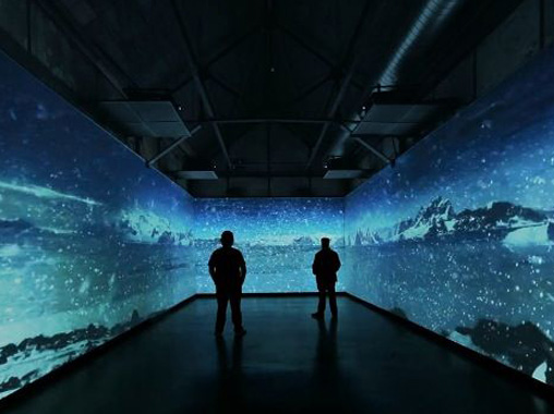  Folding screen projection - L Folding screen projection - Multi folding screen projection - Three folding screen projection - Five folding screen projection - Suzhou Curious Digital Technology