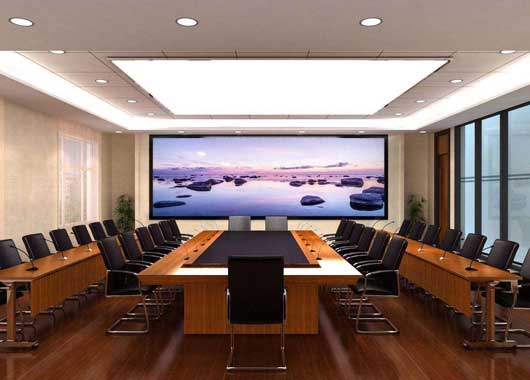  Application scenario of LCD splicing screen in conference room