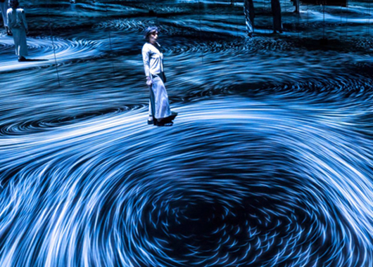  Application scenarios of ground projection interaction on various stage performances