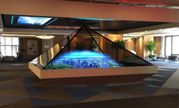  Open eye 3D effect holographic cabinet - holographic display cabinet - holographic projection display cabinet - Suzhou Curious Digital Technology