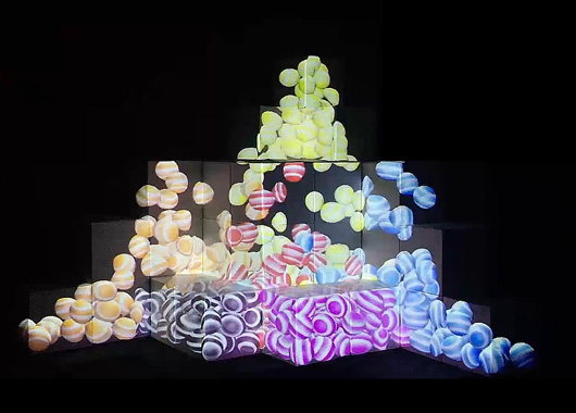  Application scenarios of 3D Mapping in exhibition halls