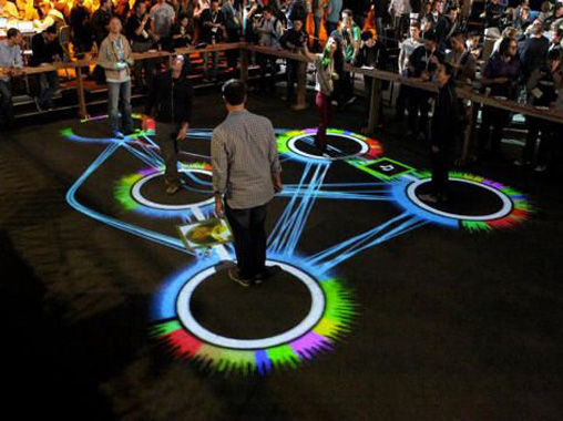  Ground interactive projection