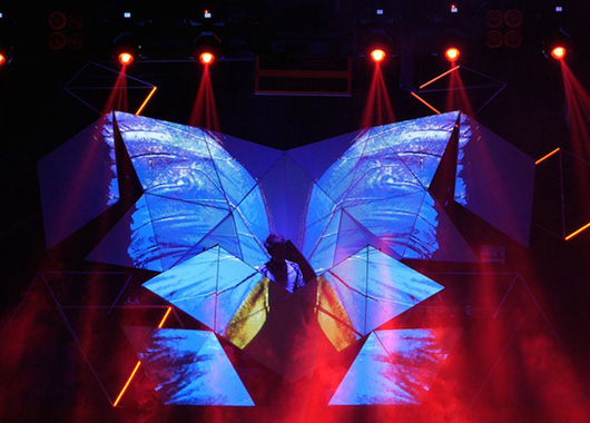  Application scenarios of 3d mapping in concerts, music festivals, light festivals, light shows and opening ceremony performances