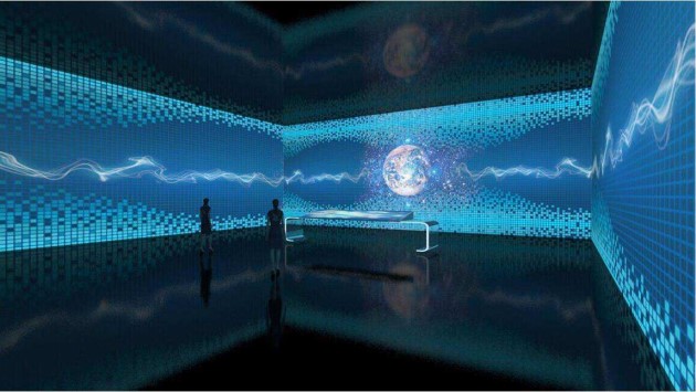  Folding screen projection - curious digital technology