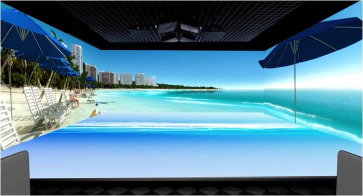  Immersive four fold screen projection - Suzhou Curious Digital Technology