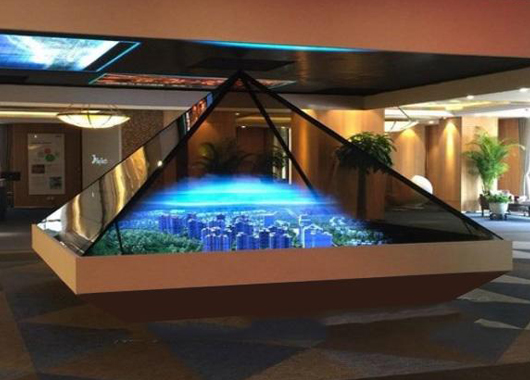  Application of Holographic Cabinet in Urban Planning Sand Table