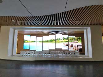  Multimedia interactive display in the digital exhibition hall of Maitreya City Planning Hall