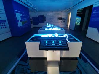  3D digital sand table and interactive all-in-one machine display
