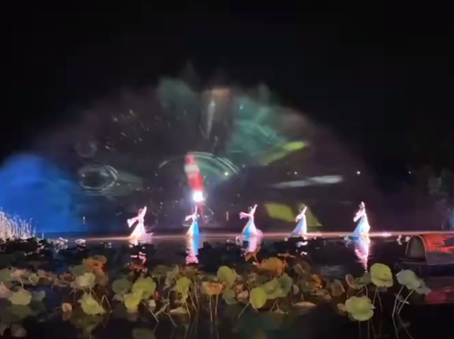  Outdoor Night Tour Water Fog Screen Holographic Projection - Suzhou Curious Digital Technology