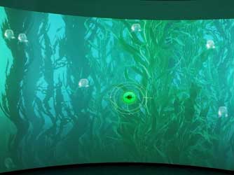  Wall projection interaction - curious digital technology