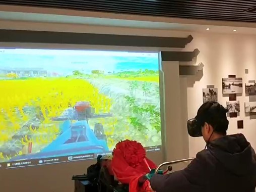  VR interactive virtual reality+virtual driving tractor