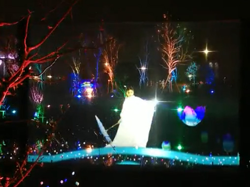  Screen projection screen