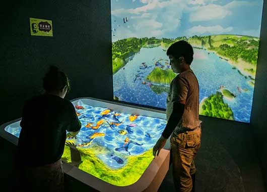  Application scenarios of interactive sand pool, interactive sand table, magic sand table and interactive projection sand table in entertainment places of supermarkets
