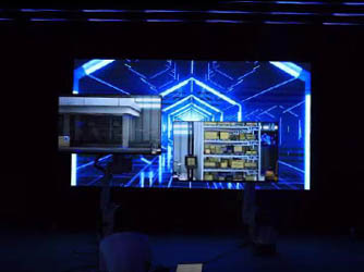  Interactive interpretation of intelligent storage manipulator and LED screen